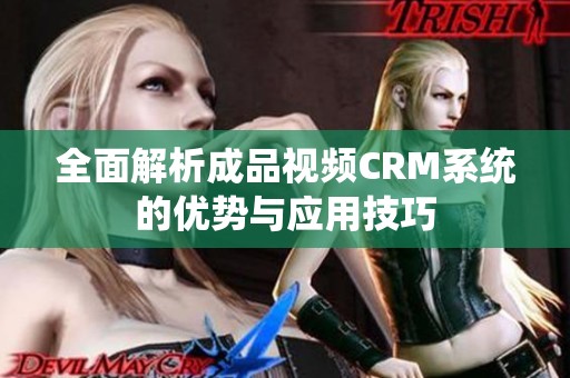 全面解析成品视频CRM系统的优势与应用技巧