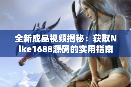 全新成品视频揭秘：获取Nike1688源码的实用指南