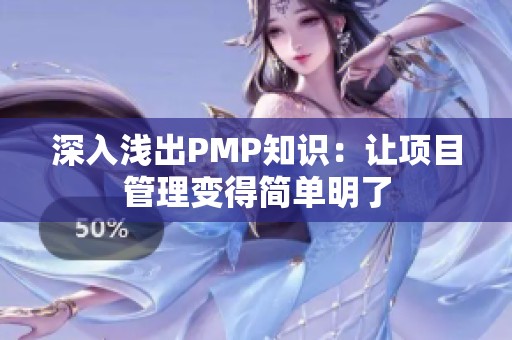 深入浅出PMP知识：让项目管理变得简单明了