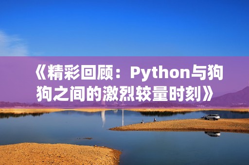 《精彩回顾：Python与狗狗之间的激烈较量时刻》