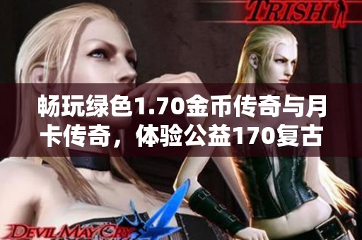 畅玩绿色1.70金币传奇与月卡传奇，体验公益170复古传奇游戏乐趣