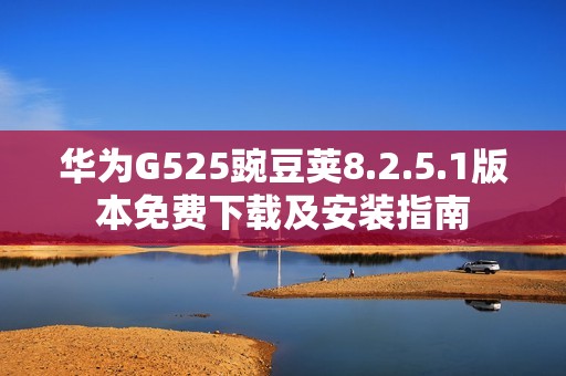 华为G525豌豆荚8.2.5.1版本免费下载及安装指南