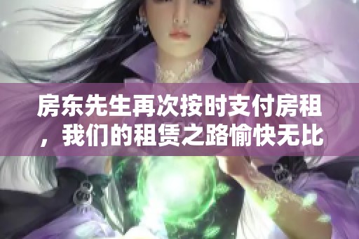 房东先生再次按时支付房租，我们的租赁之路愉快无比