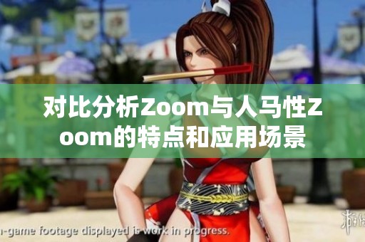 对比分析Zoom与人马性Zoom的特点和应用场景