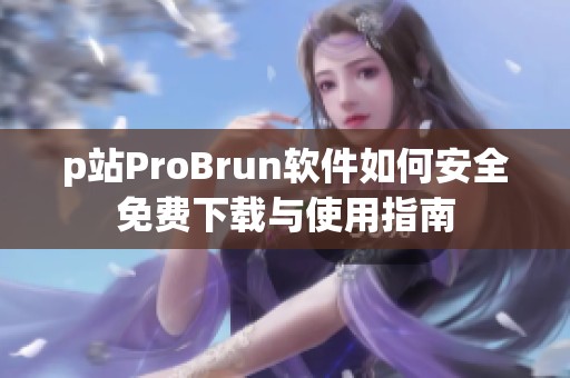 p站ProBrun软件如何安全免费下载与使用指南