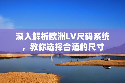 深入解析欧洲LV尺码系统，教你选择合适的尺寸