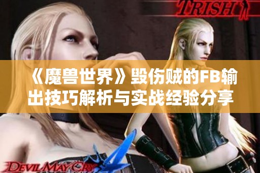 《魔兽世界》毁伤贼的FB输出技巧解析与实战经验分享