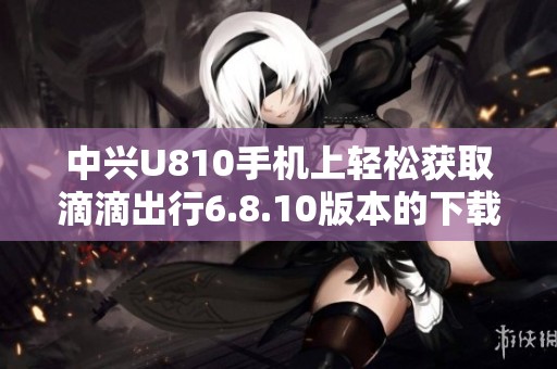 中兴U810手机上轻松获取滴滴出行6.8.10版本的下载方式