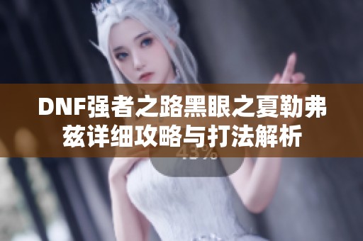 DNF强者之路黑眼之夏勒弗兹详细攻略与打法解析