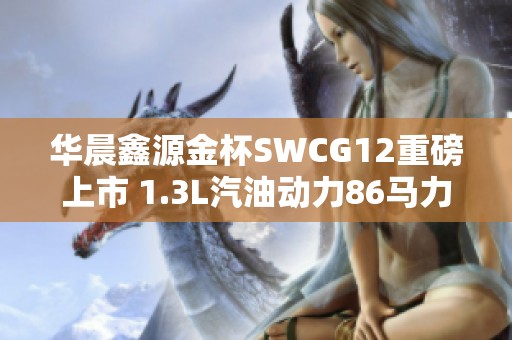 华晨鑫源金杯SWCG12重磅上市 1.3L汽油动力86马力国五车型报价解析