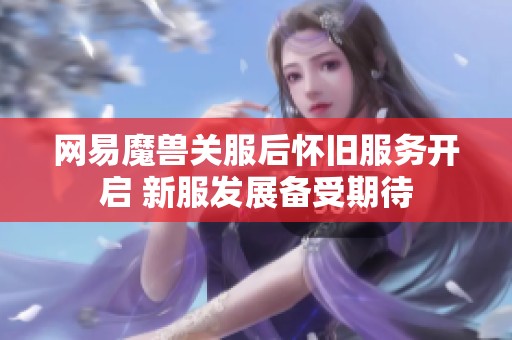 网易魔兽关服后怀旧服务开启 新服发展备受期待