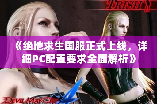 《绝地求生国服正式上线，详细PC配置要求全面解析》