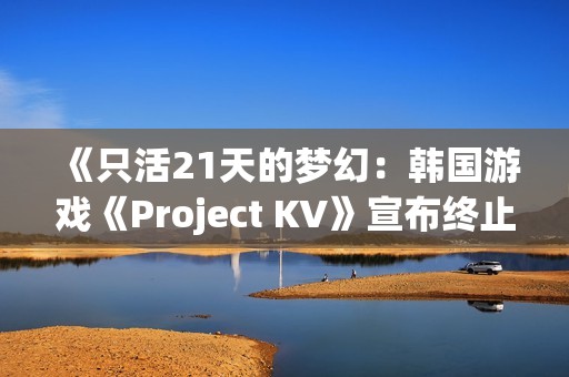 《只活21天的梦幻：韩国游戏《Project KV》宣布终止开发》