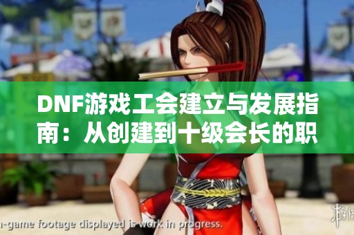DNF游戏工会建立与发展指南：从创建到十级会长的职责与挑战