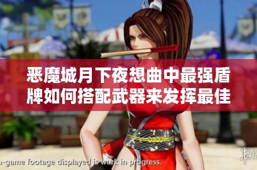 恶魔城月下夜想曲中最强盾牌如何搭配武器来发挥最佳效果