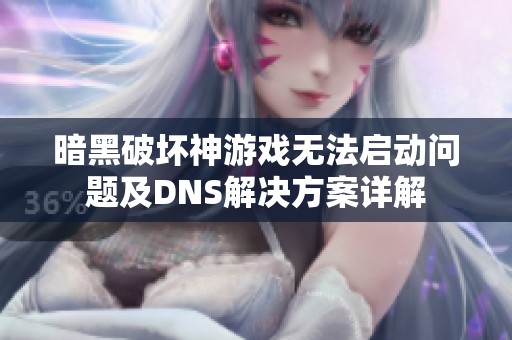 暗黑破坏神游戏无法启动问题及DNS解决方案详解