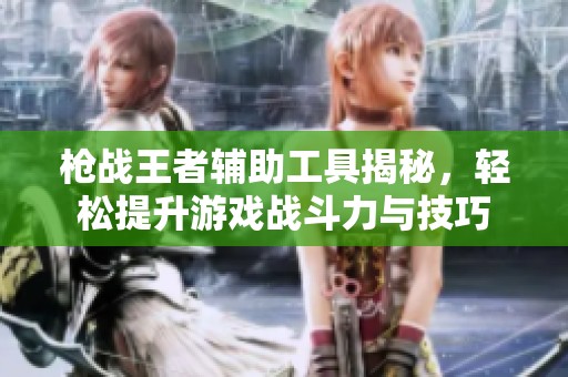 枪战王者辅助工具揭秘，轻松提升游戏战斗力与技巧