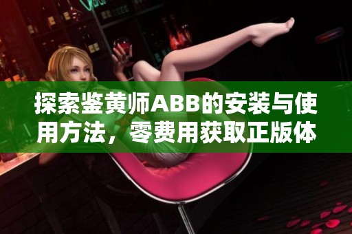 探索鉴黄师ABB的安装与使用方法，零费用获取正版体验