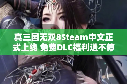 真三国无双8Steam中文正式上线 免费DLC福利送不停