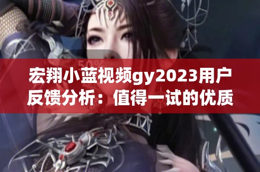 宏翔小蓝视频gy2023用户反馈分析：值得一试的优质选择