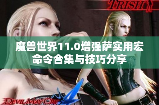 魔兽世界11.0增强萨实用宏命令合集与技巧分享