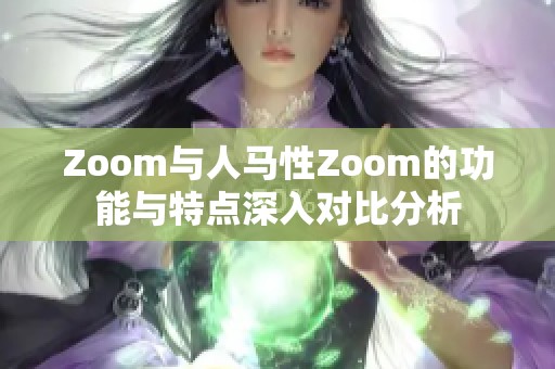 Zoom与人马性Zoom的功能与特点深入对比分析